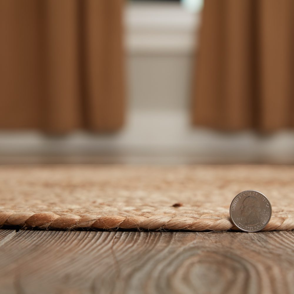 Harlow Jute Rug w/ Pad 3ft Round - Image 4