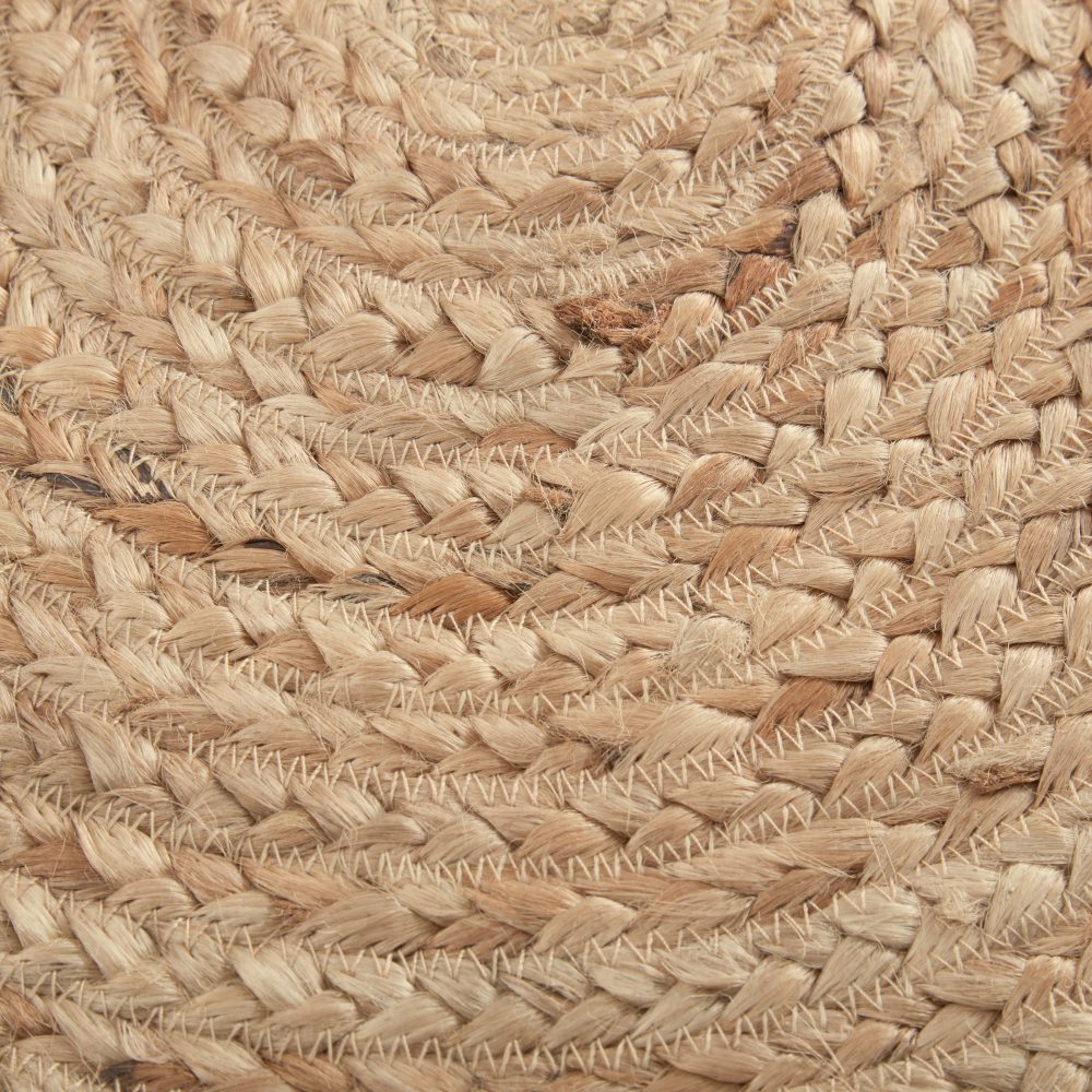 Harlow Jute Rug w/ Pad 3ft Round - Image 5