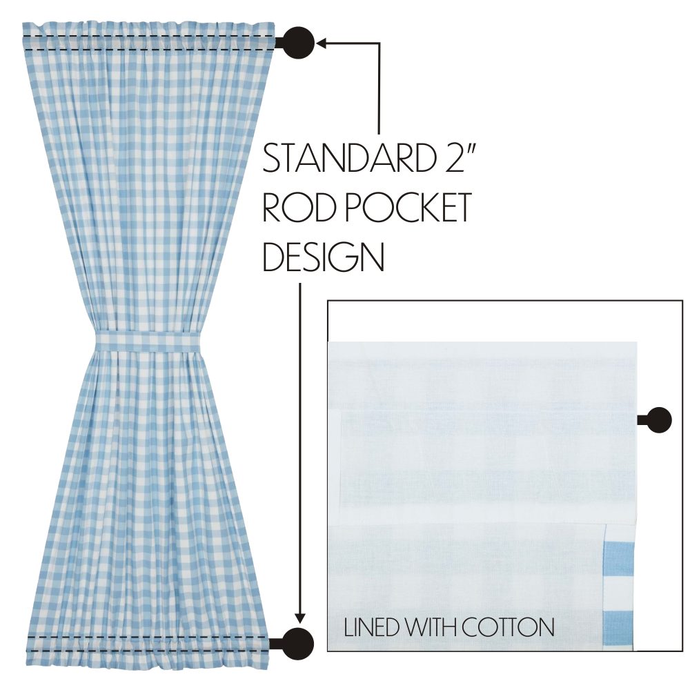 Annie Buffalo Blue Check Door Panel 72x40 - Image 7