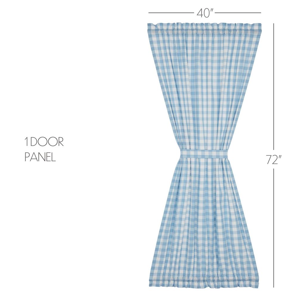 Annie Buffalo Blue Check Door Panel 72x40 - Image 4