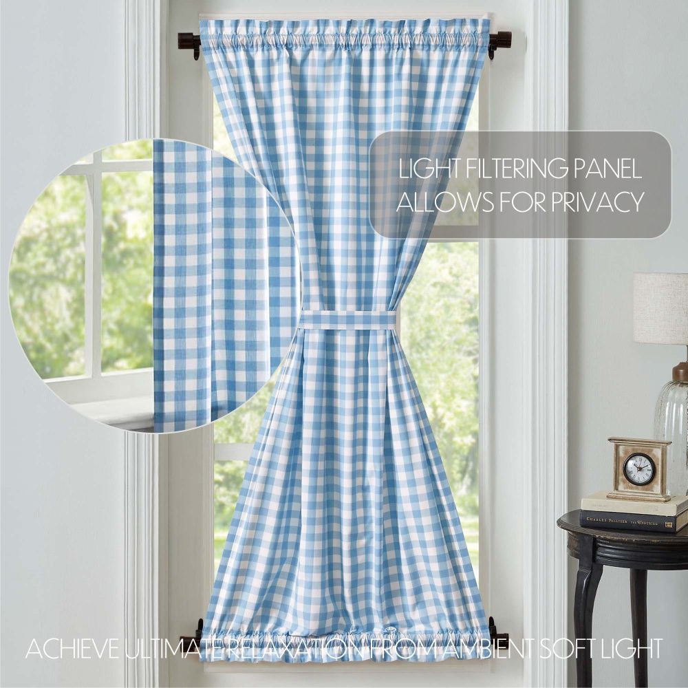 Annie Buffalo Blue Check Door Panel 72x40 - Image 5