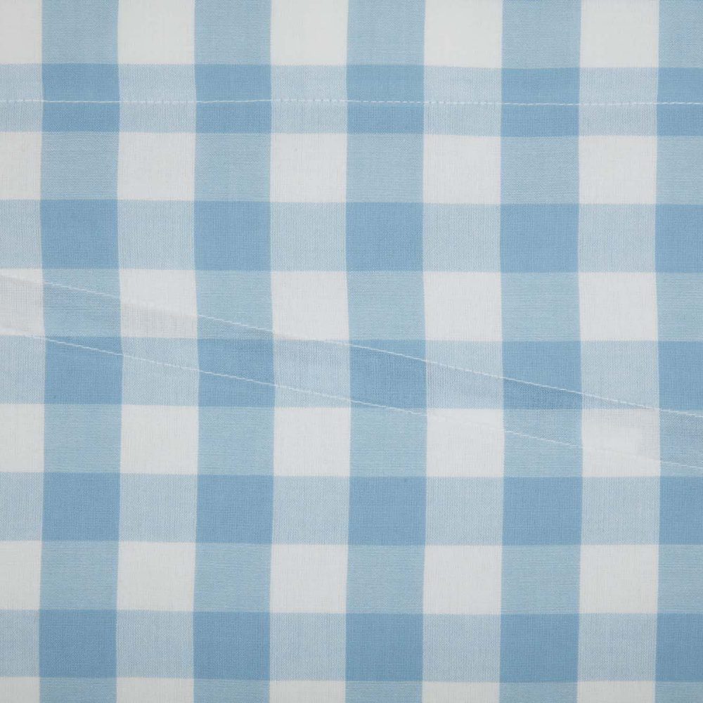 Annie Buffalo Blue Check Prairie Short Panel Set of 2 63x36x18 - Image 3