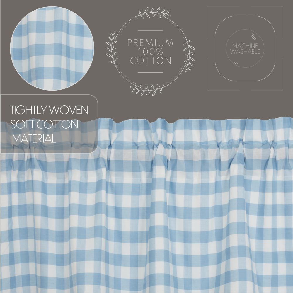 Annie Buffalo Blue Check Swag Set of 2 36x36x16 - Image 6