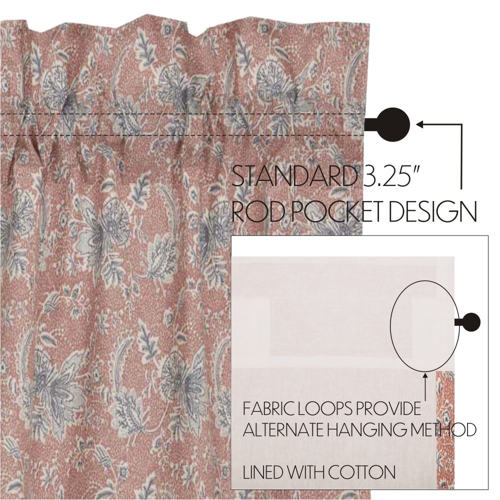 Kaila Floral Panel Set of 2 84x40 - Image 7