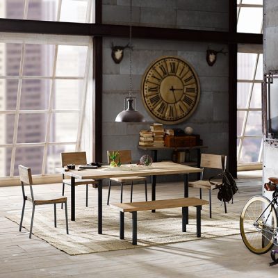 INK+IVY Tacoma Dining Chair (Set of 2) in Grey, Set of 2 FPF20-0337