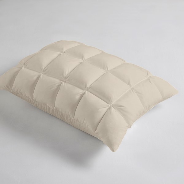 Madison Park Stay Puffed Overfilled Pillow Protector Single Piece in Tan, King MP21-8447 - Image 4