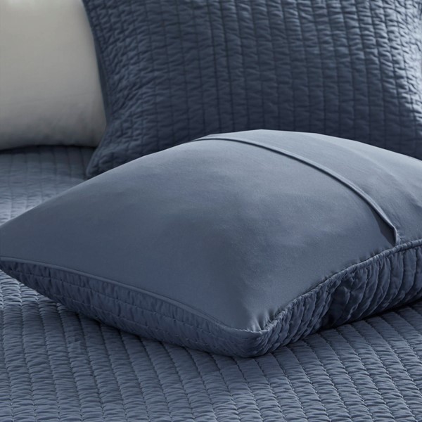 Madison Park Keaton Quilt Set in Navy, Twin/Twin XL MP13-3457 - Image 4