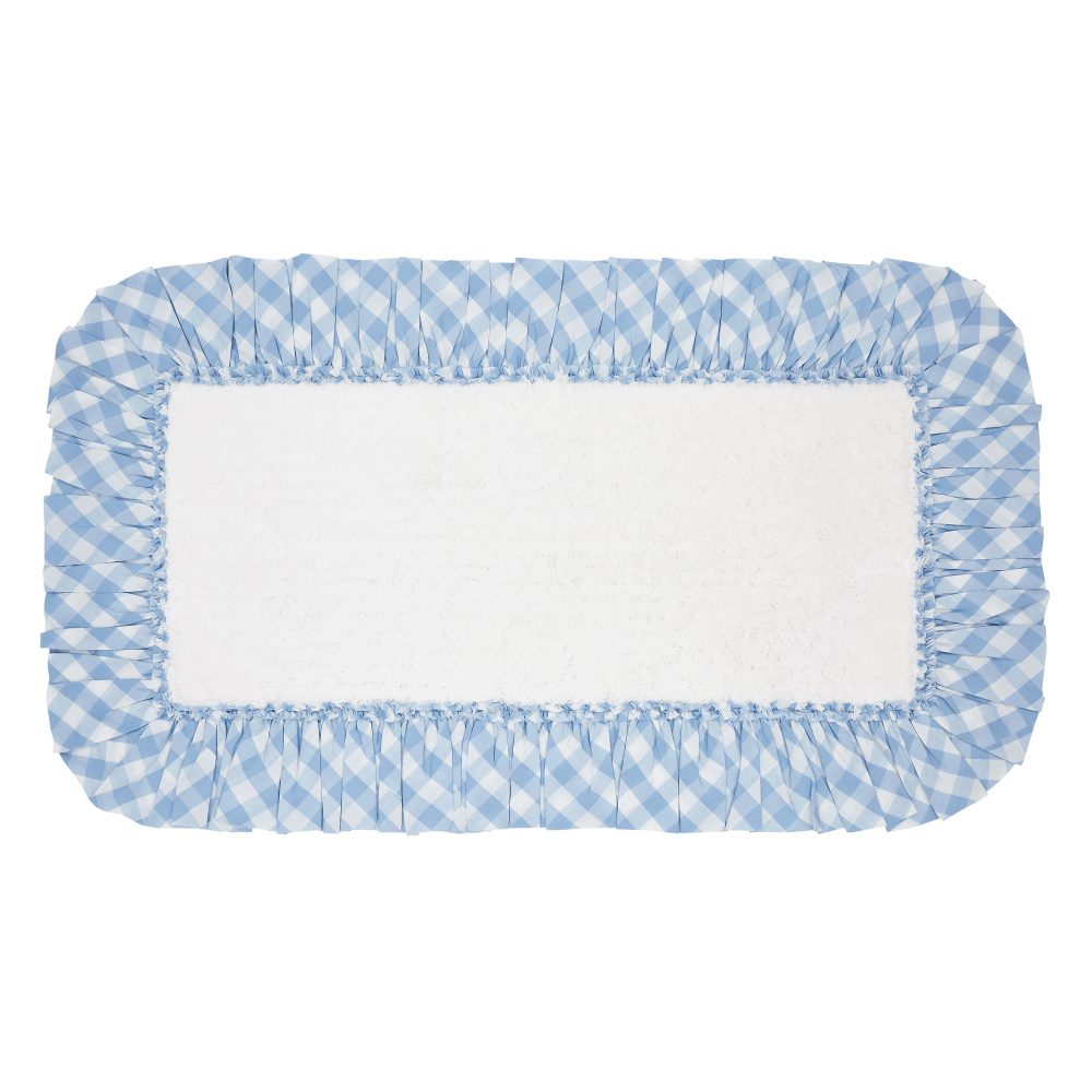 Annie Buffalo Blue Check Bathmat 27x48 - Image 3