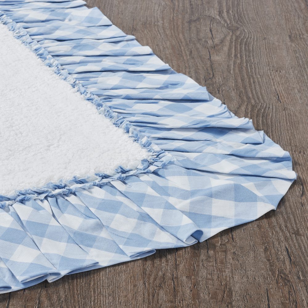 Annie Buffalo Blue Check Bathmat 27x48 - Image 4