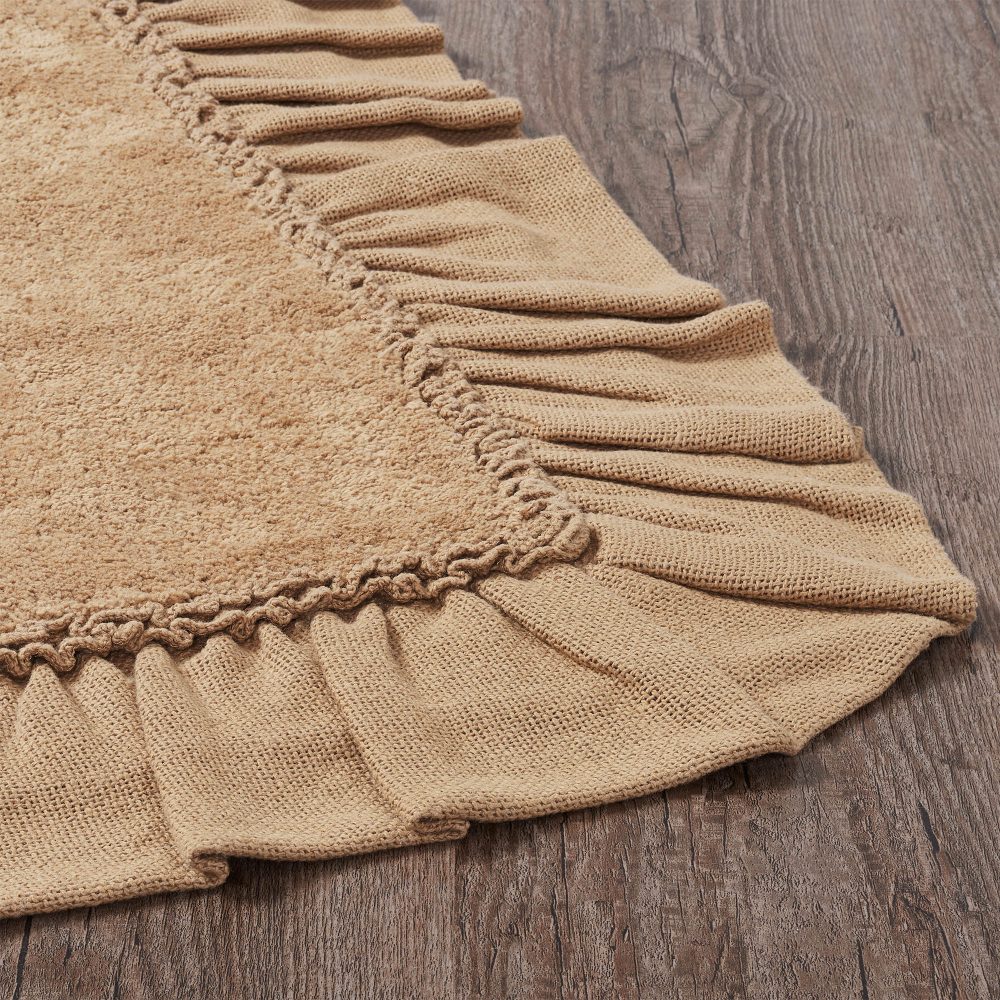 Burlap Natural Bathmat 20x30 - Image 4