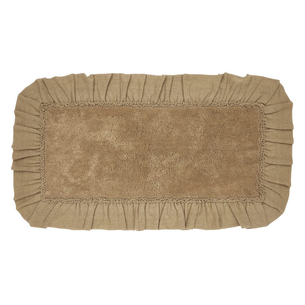 Burlap Natural Bathmat 27x48 - Image 2