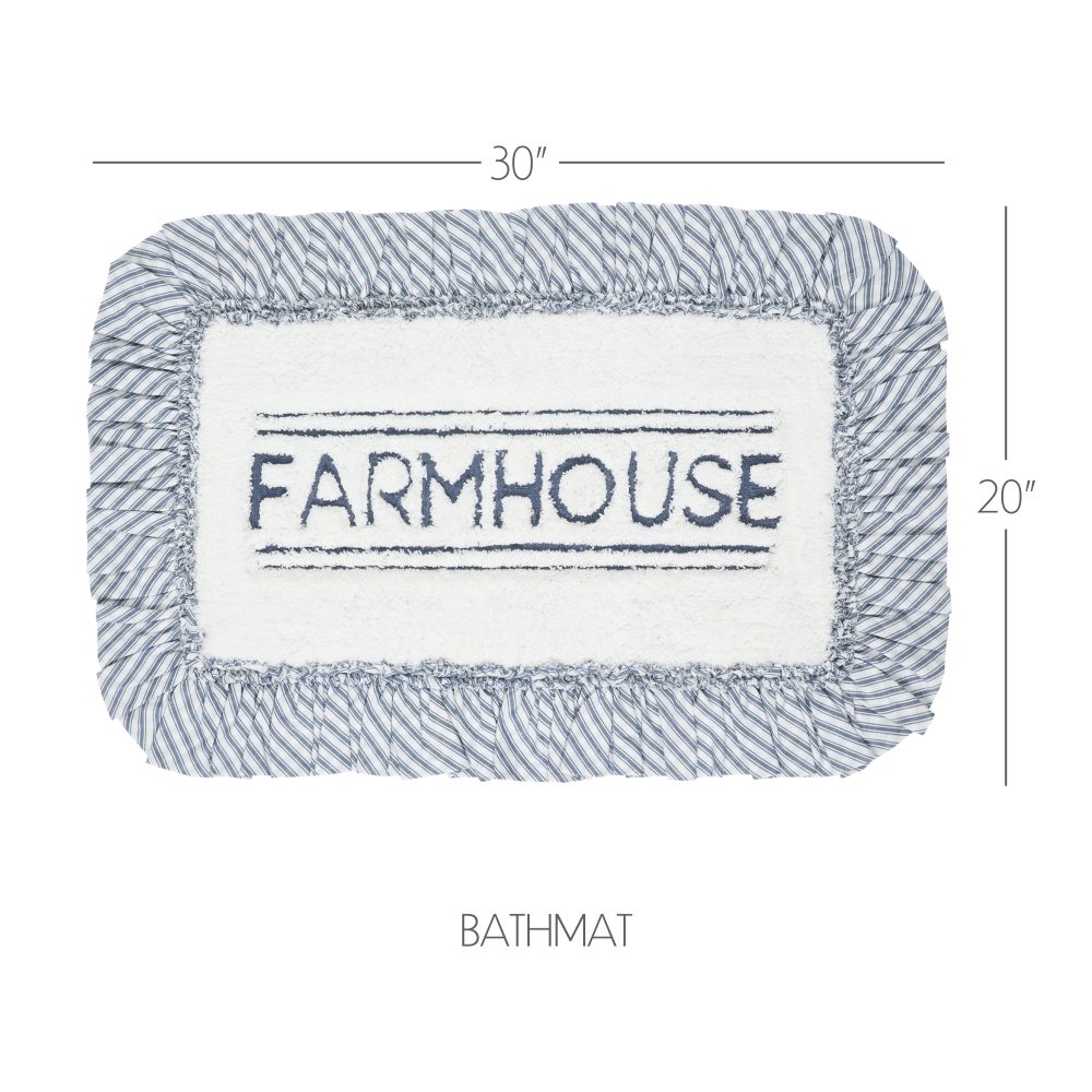 Sawyer Mill Blue Farmhouse Bathmat 20x30 - Image 5