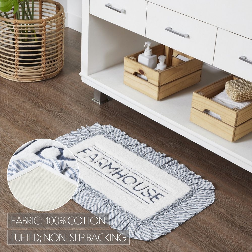 Sawyer Mill Blue Farmhouse Bathmat 20x30 - Image 6