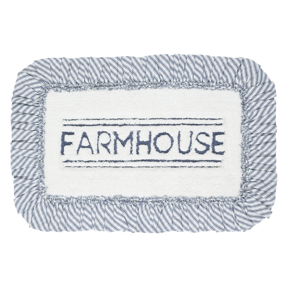 Sawyer Mill Blue Farmhouse Bathmat 20x30 - Image 2