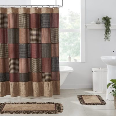 Maisie Patchwork Shower Curtain 72x72