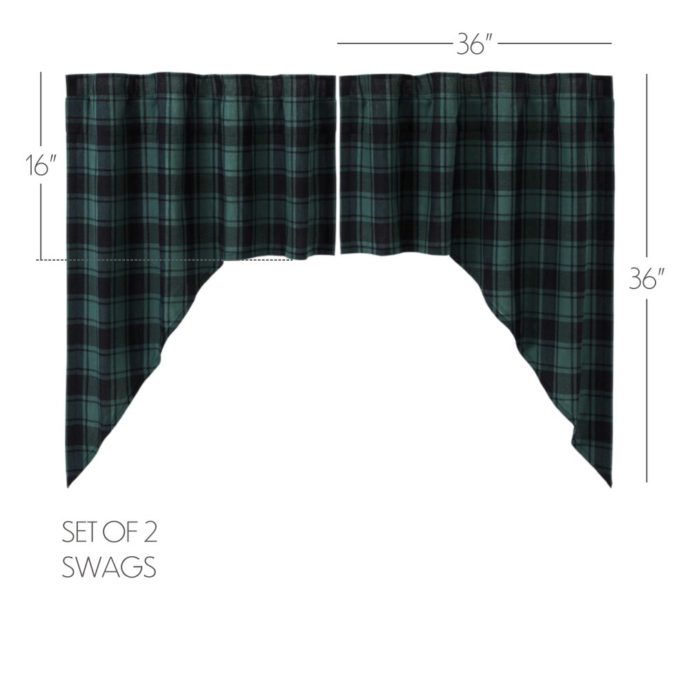Pine Grove Swag Set of 2 36x36x16 - Image 4