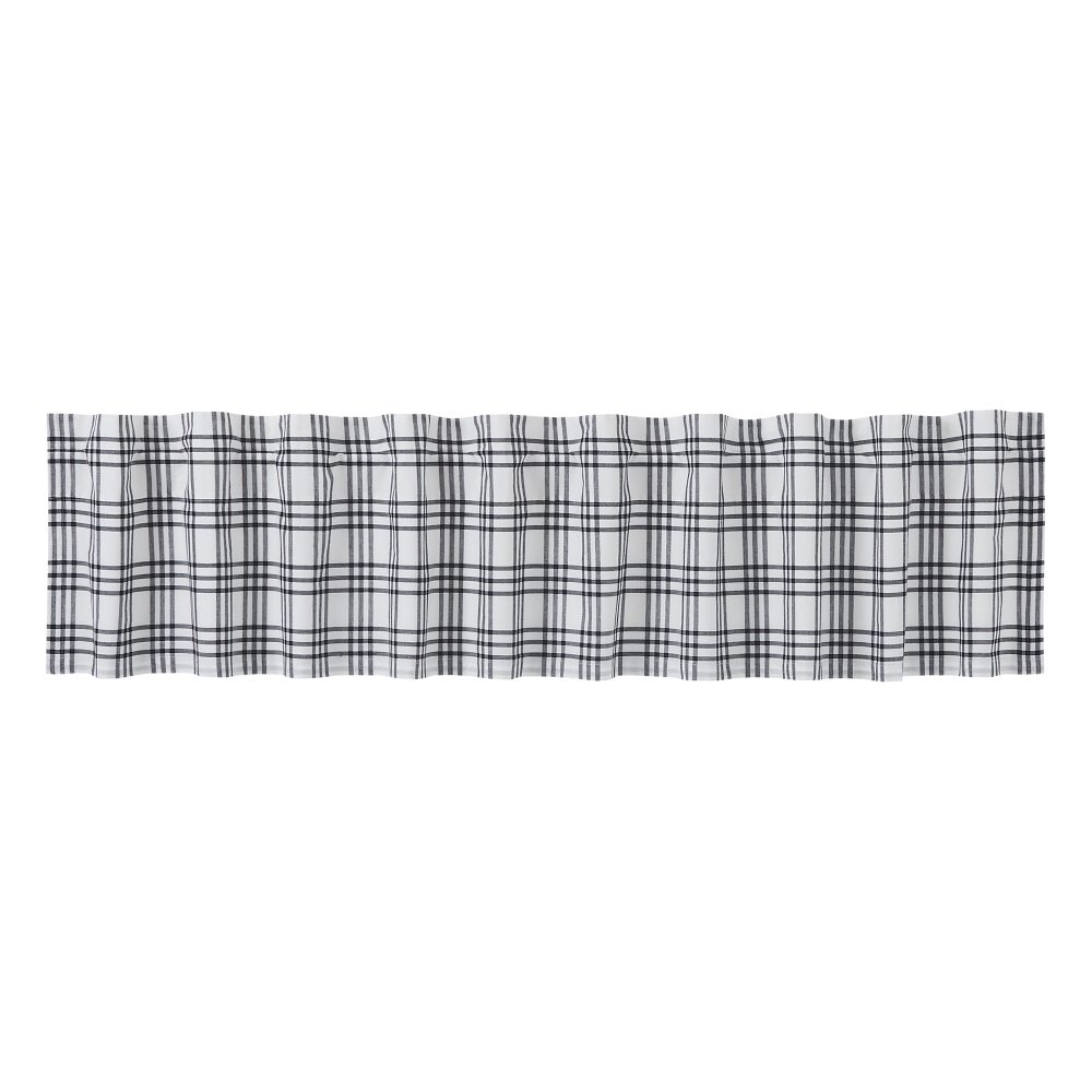 Sawyer Mill Black Plaid Valance 16x90 - Image 3