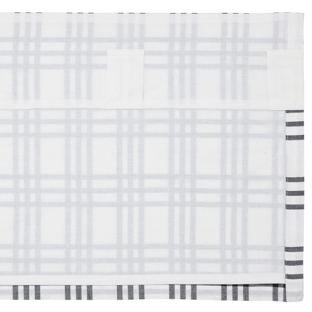 Sawyer Mill Black Plaid Balloon Valance 15x60 - Image 3