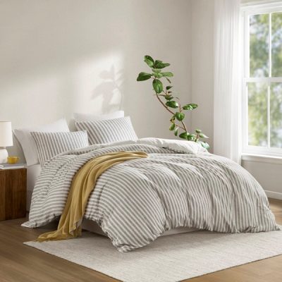 Madison Park Etta Duvet set in Grey, Cal King MP12-8715