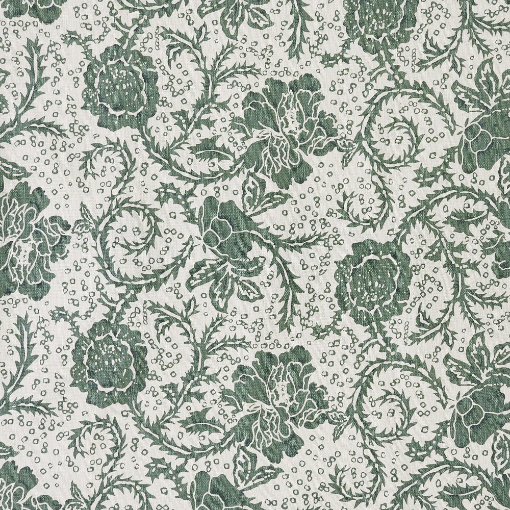 Dorset Green Floral Ruffled Standard Pillow Case Set of 2 21x26+4 - Image 5