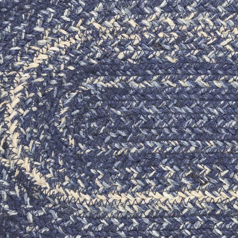 Great Falls Blue Jute Oval Runner 13x72 - Image 2