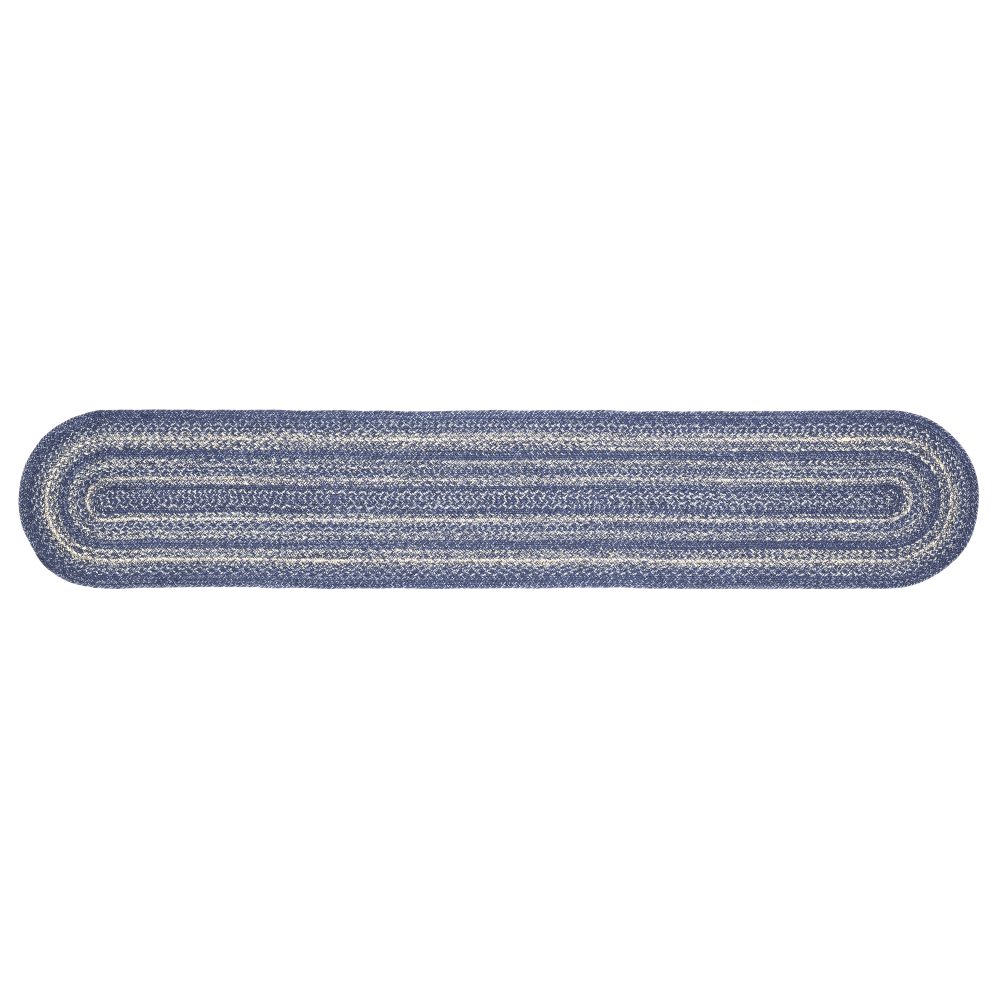 Great Falls Blue Jute Oval Runner 13x72 - Image 3