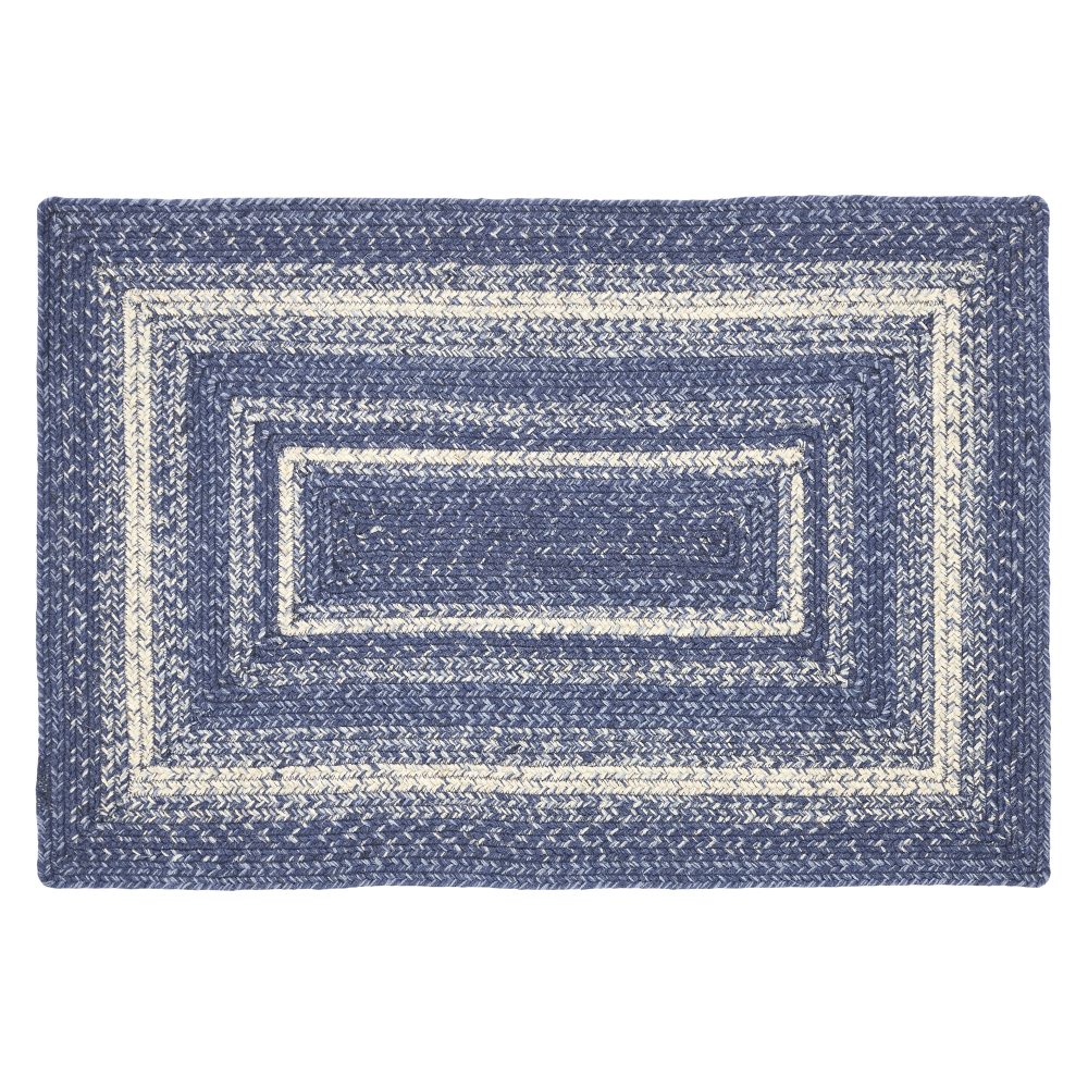 Great Falls Blue Jute Rug Rect 24x36 - Image 3