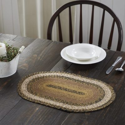 Kettle Grove Jute Oval Placemat 12x18