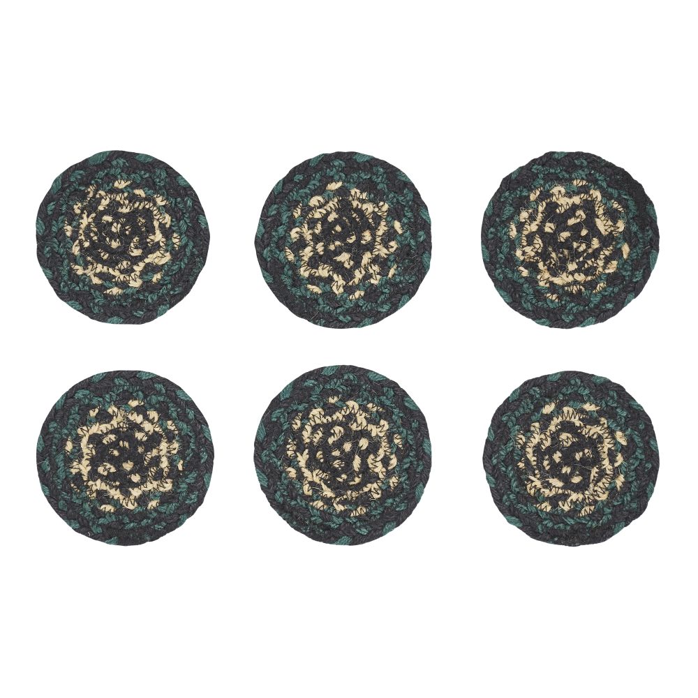Pine Grove Jute Coaster Set of 6 - Image 3