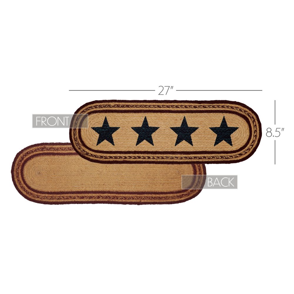 Potomac Jute Runner Stencil Stars 8x24 - Image 4