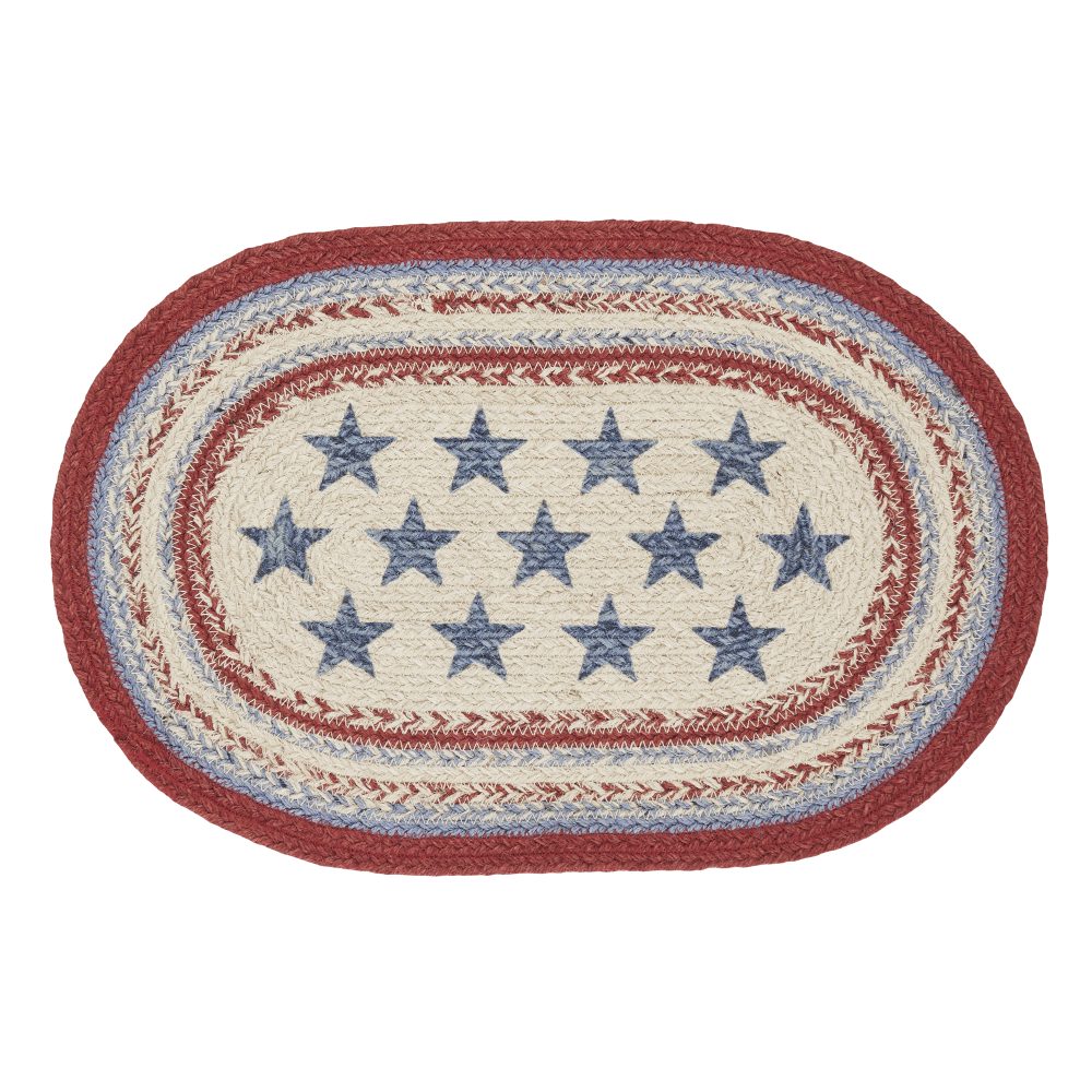 Celebration Jute Oval Placemat 12x18 - Image 4