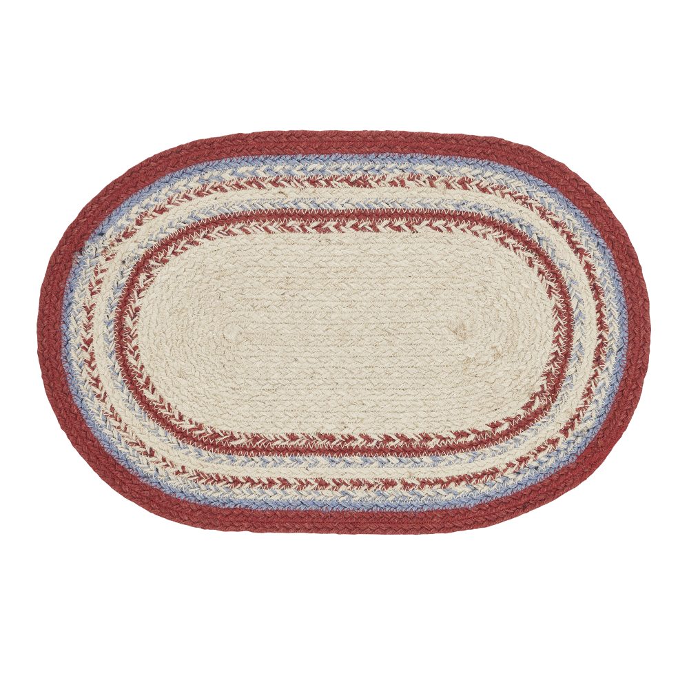 Celebration Jute Oval Placemat 12x18 - Image 3