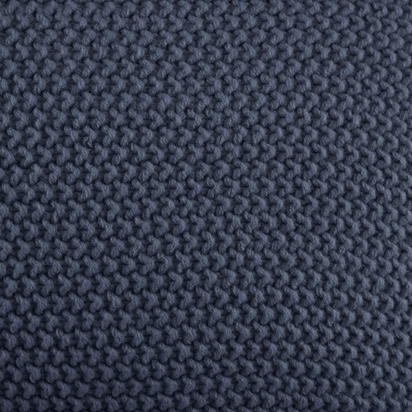 INK+IVY Bree Knit Euro Pillow Cover in Indigo, 26x26" II30-1147 - Image 2