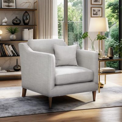 Chapel Hill Gabriella Chair in Beige, One Size CH100-1000