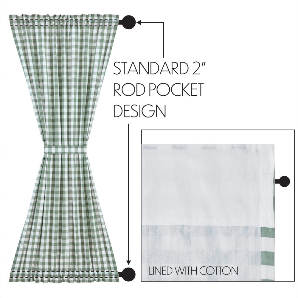 Annie Buffalo Green Check Door Panel 72x40 - Image 7