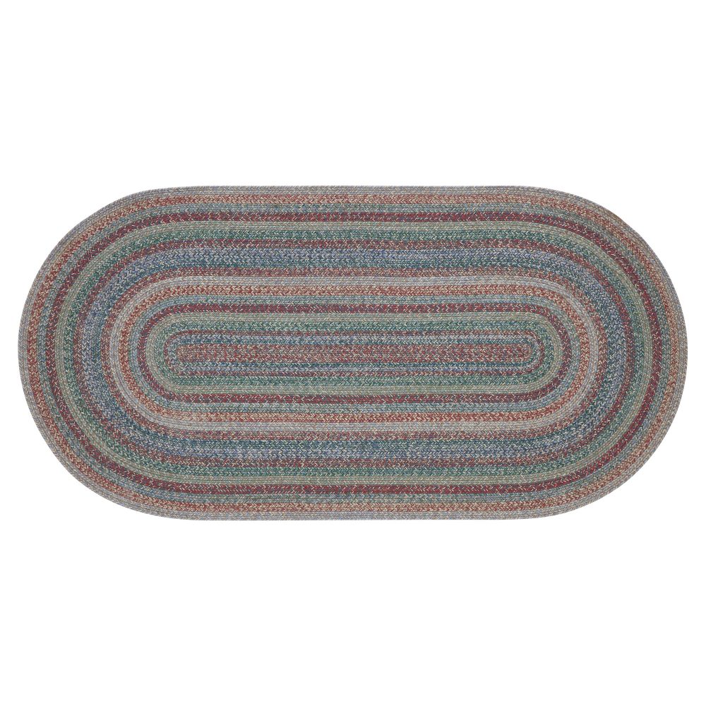 Multi Jute Rug Oval w/ Pad 36x72 - Image 2
