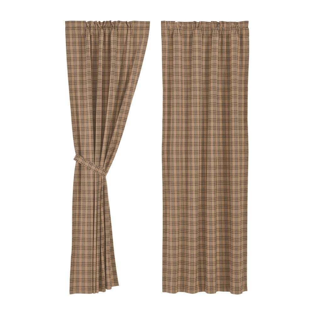Sawyer Mill Charcoal Plaid Blackout Panel 84x40 - Image 4