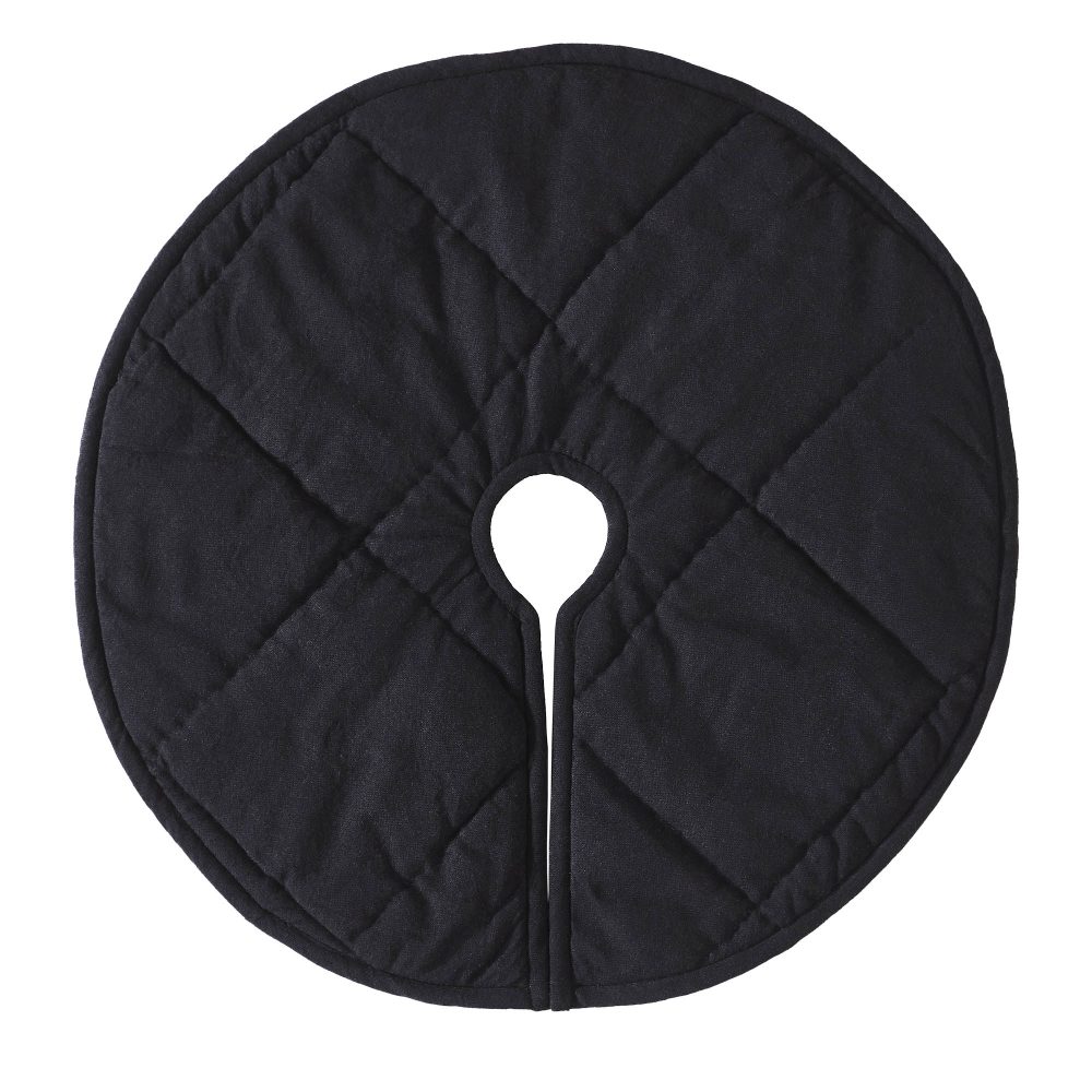 Annie Black Check Tree Skirt 24 - Image 3