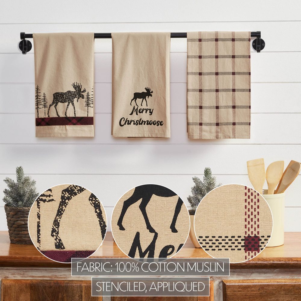 Cumberland Moose Tea Towel Set of 3 19x28 - Image 4