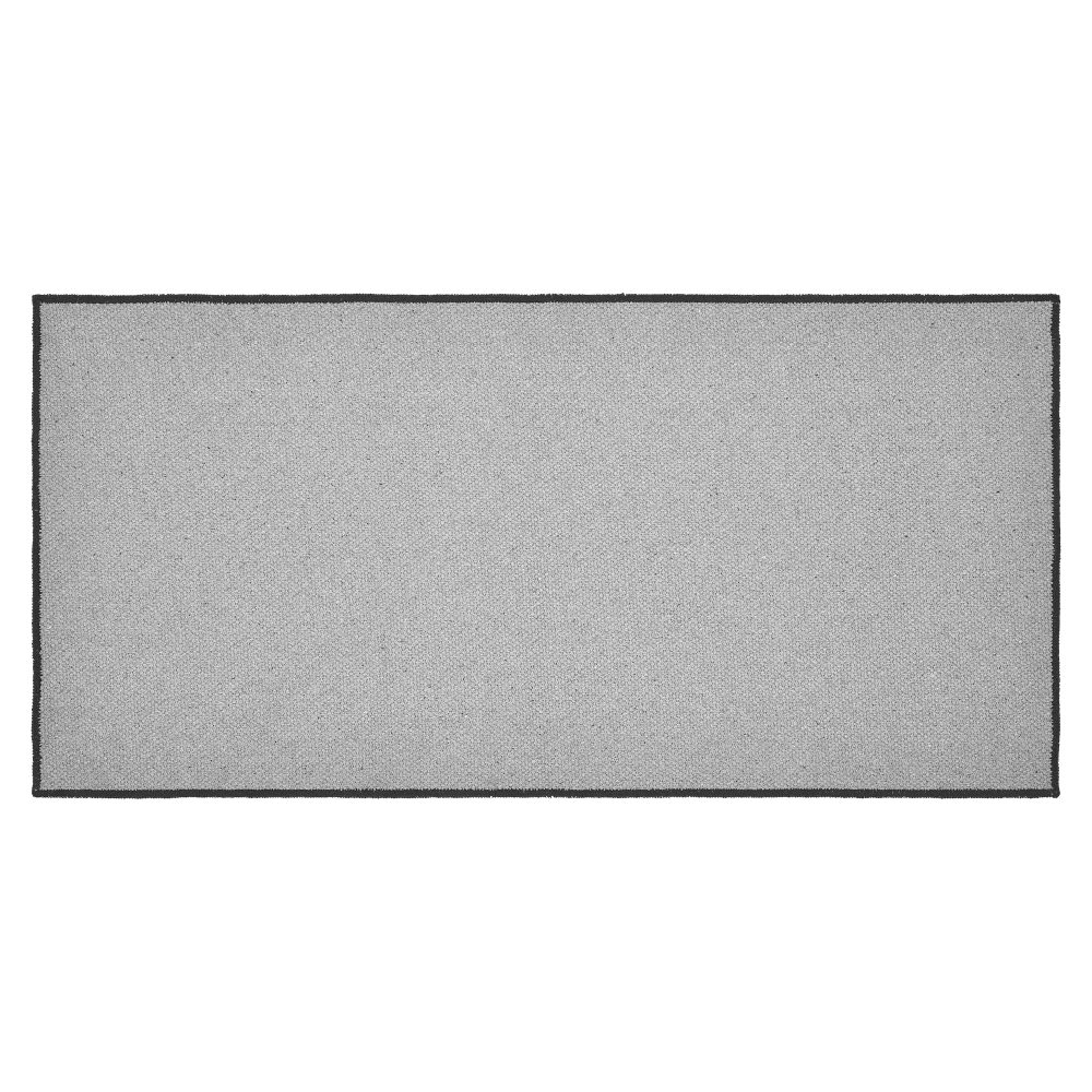 Custom House Black Tan Jacquard Polyester Bathmat 17x36 - Image 3