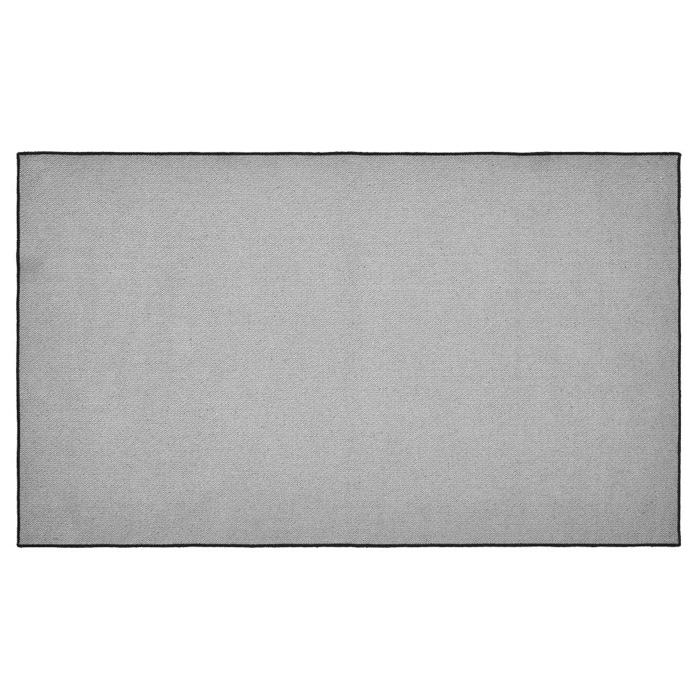 Custom House Black Tan Jacquard Polyester Rug Rect 36x60 - Image 3