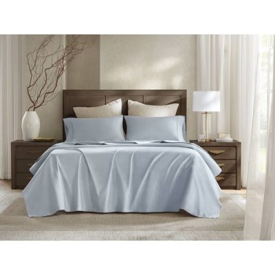Harbor House 100% Egyptian Cotton Sateen Sheet Set in Blue, Queen HHD20-1963