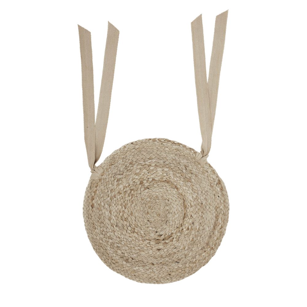 Natural Jute Chair Pad 15 inch Diameter - Image 3