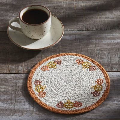 Halloween Farmhouse Stencil Trivet 8Inch Fall Kitchen Decor