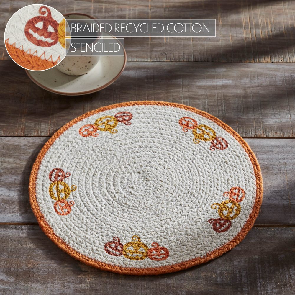 Farmhouse Rustic Halloween Stencil Trivet 12 Inch Country Kitchen Hot Pad & Fall Table Decor - Image 5