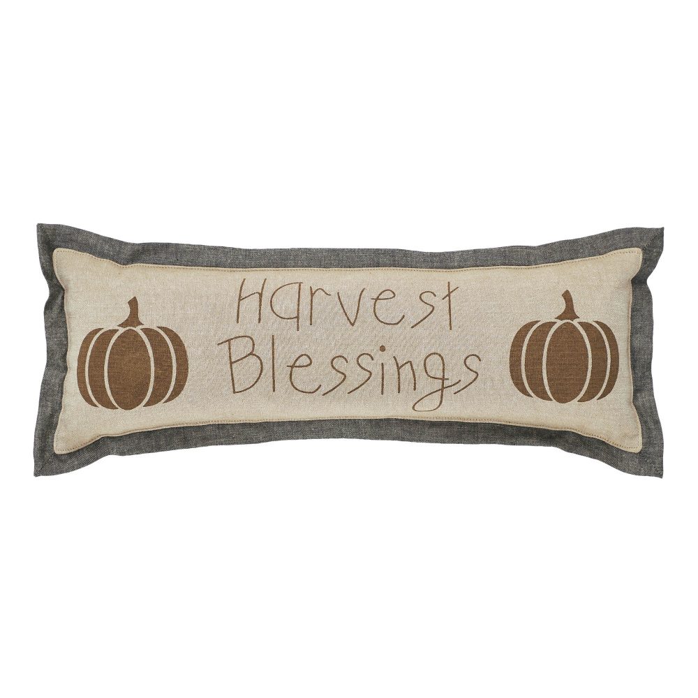 Fall Harvest Pumpkin Lumbar Pillow 5x15 Decorative Autumn Throw Pillow for Home Decor - Image 2