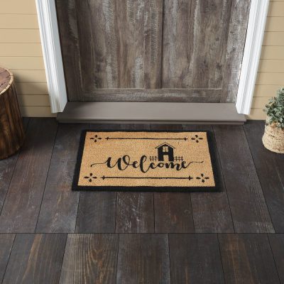 Saltbox Coir Welcome Rug Rect 20x30
