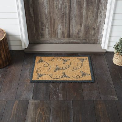Buzzy Bees Coir Rug Rect 20x30