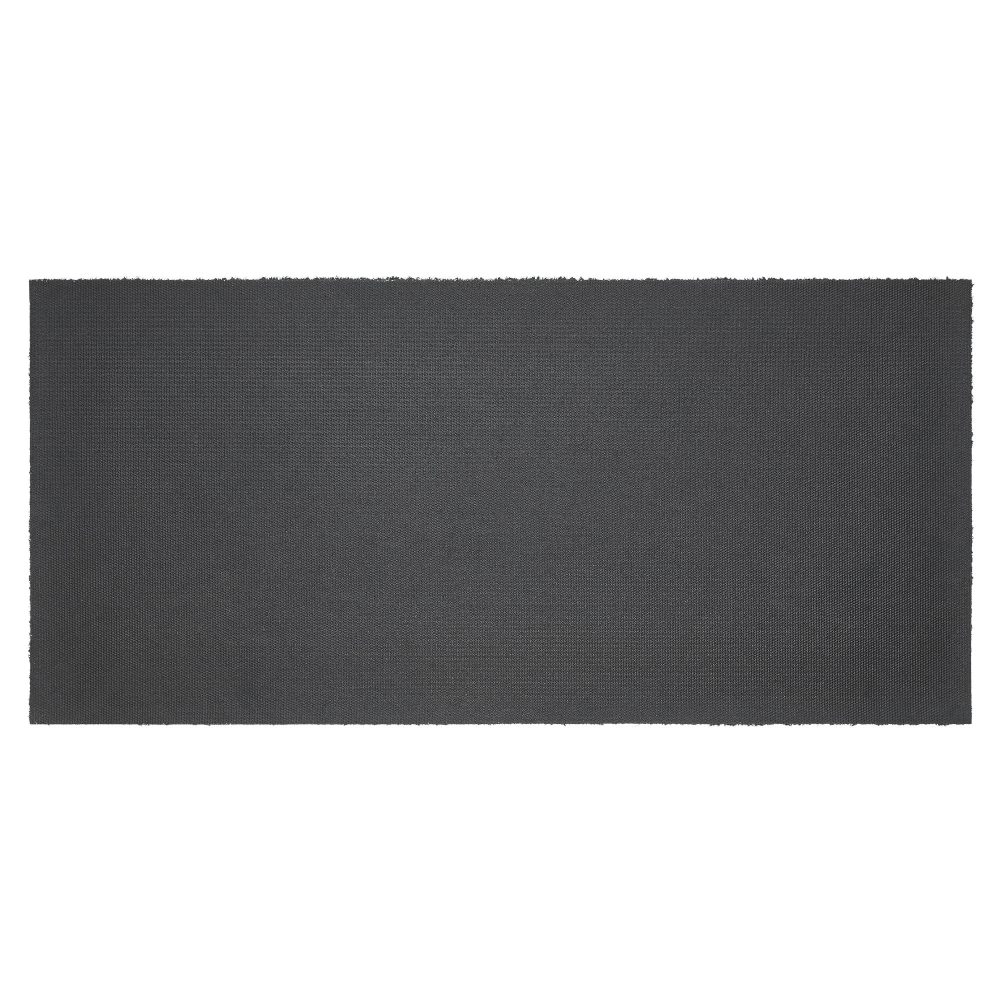 Charleston Mosaic Black Grey Coir Rug Rect 17x36 - Image 3