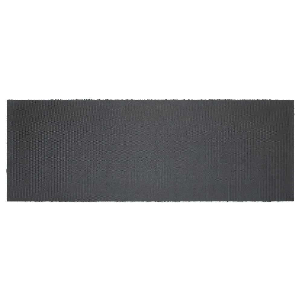 Charleston Mosaic Black Grey Coir Rug Rect 17x48 - Image 3